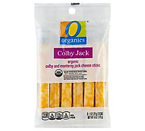 O Organics Organic Cheese Sticks Colby & Monterey Jack 6 Count - 6 Oz