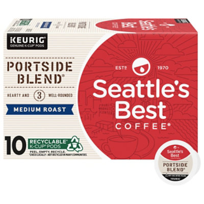 Seattles Best Coffee Coffee K-Cup Pods Medium & Balanced Signature Blend No. 3 - 10 Count - Image 1