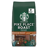 Starbucks Pike Place Roast 100% Arabica Medium Roast Whole Bean Coffee Bag - 12 Oz - Image 1