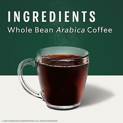 Starbucks Pike Place Roast 100% Arabica Medium Roast Whole Bean Coffee Bag - 12 Oz - Image 4