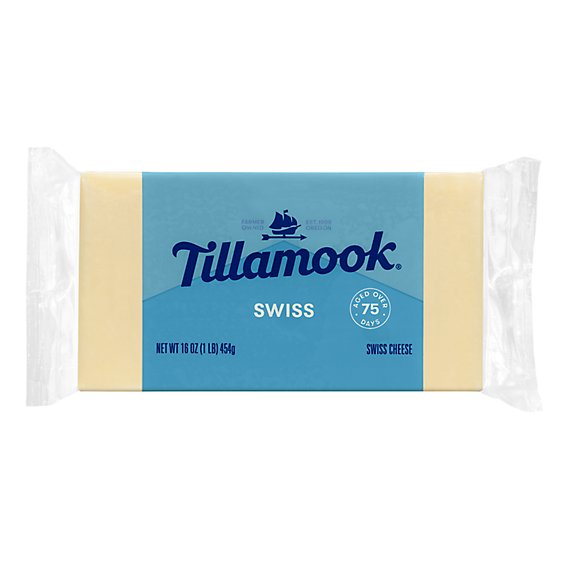 Tillamook Swiss Cheese Block - 1 Lb