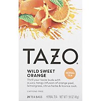 TAZO Tea Bags Herbal Tea Wild Sweet Orange - 20 Count - Image 2