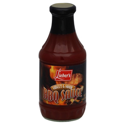 Liebers Sweet & Sour Bbq Sauce 18 Oz Andronico's