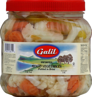 Galil Pickled Mixed Vegetables - 3 Lb - Image 2