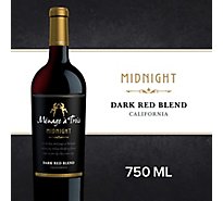 Menage A Trois Midnight Dark Red Blend Wine Bottle - 750 Ml