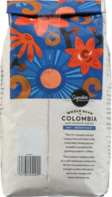 Signature SELECT Coffee Whole Bean Arabica Medium Roast Colombia - 32 Oz - Image 6