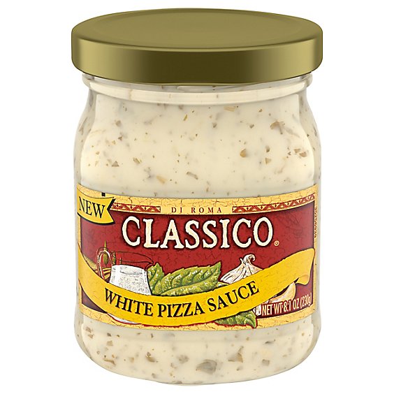 Classico Pizza Sauce White Jar - 8.1 Oz