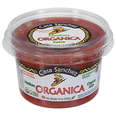 Casa Sanchez Salsa Organica - 15 Oz