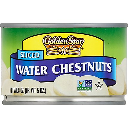 Golden Star Sliced Water Chestnuts - 8 Oz - Image 2