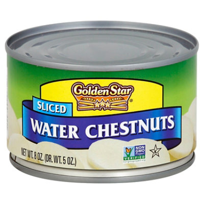Golden Star Sliced Water Chestnuts - 8 Oz
