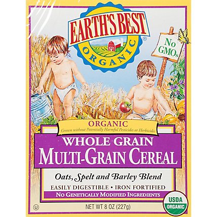 Earths Best Organic Whole Grain Multi Grain Cereal - 8 Oz - Image 2