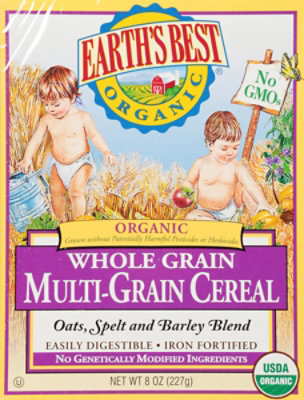 Earths Best Organic Whole Grain Multi Grain Cereal - 8 Oz - Image 2