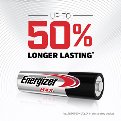 Energizer MAX AA Alkaline Batteries - 4 Count - Image 4