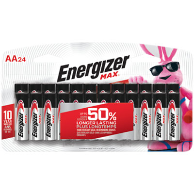 Energizer MAX AA Alkaline Batteries - 24 Count - Image 2