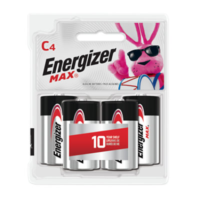 Energizer MAX C Cell Alkaline Batteries - 4 Count - Image 4