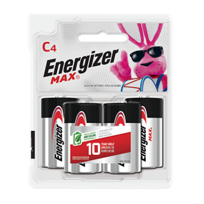 Energizer MAX C Cell Alkaline Batteries - 4 Count - Image 5