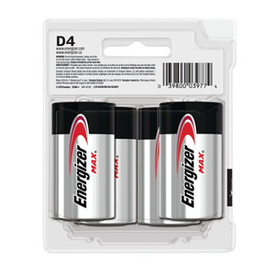 Energizer MAX D Cell Alkaline Batteries - 4 Count - Image 2