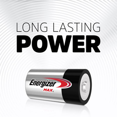 Energizer MAX D Cell Alkaline Batteries - 4 Count - Image 4