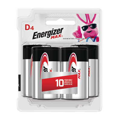 Energizer MAX D Cell Alkaline Batteries - 4 Count - Image 5