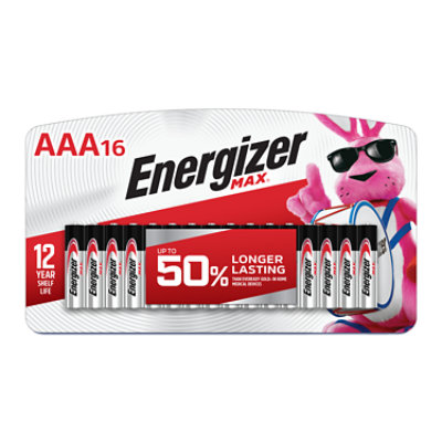 Energizer MAX AAA Alkaline Batteries -16 Count - Image 1