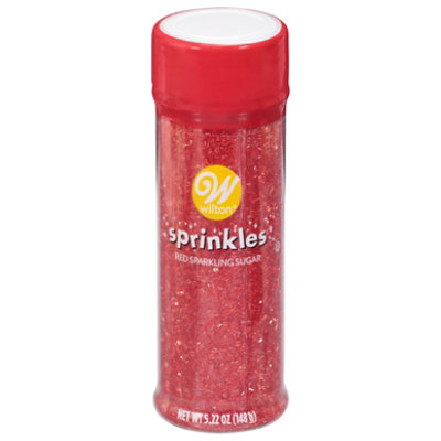 Wilton Sprinkles Red Sparkling Sugar - 5.25 Oz - Pavilions