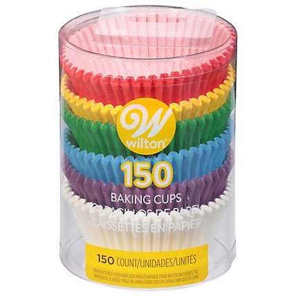 Wilton Baking Cups Rainbow - 150 Count - Image 1