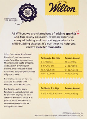 Wilton Decorator Preferred Fondant White Vanilla - 24 Oz - Image 5