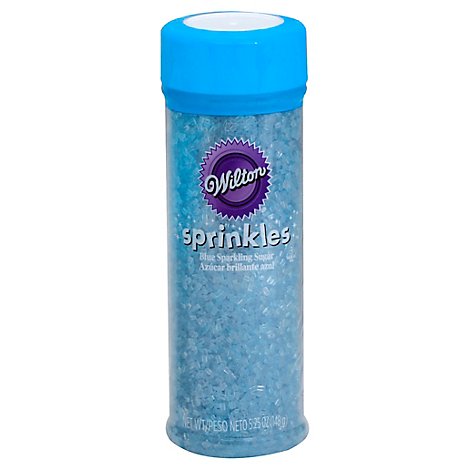 Wilton Sprinkles Blue Sparkling Sugar - 5.25 Oz
