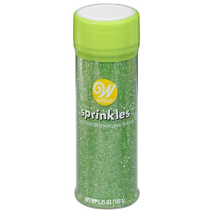 Wilton Sprinkles Light Green Sparkling Sugar - 5.25 Oz - Image 3