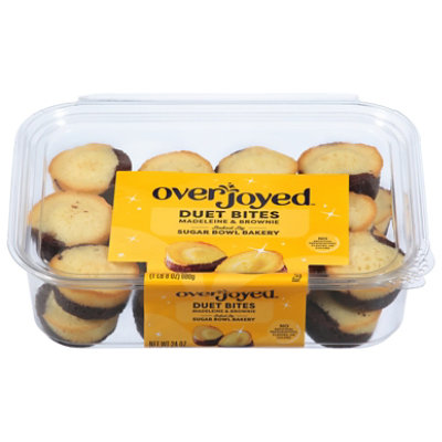 Overjoyed Madeleine & Brownie Duet Bites - 24 Oz