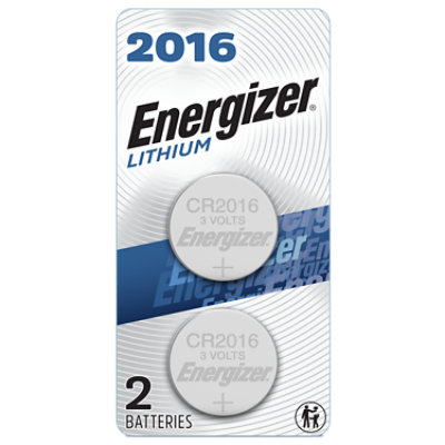 Energizer 2016 3V Lithium Coin Batteries - 2 Count - Image 1