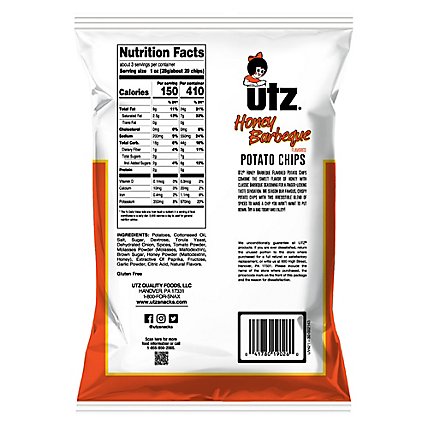 Utz Honey BBQ Potato Chips - 2.75 Oz - Image 6