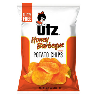 Utz Honey BBQ Potato Chips - 2.75 Oz - Haggen