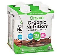 Orgain Protein Shake Organic Creamy Chocolate Fudge - 4-11 Fl. Oz.