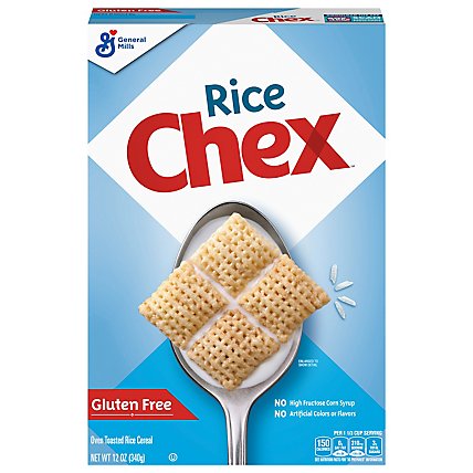 Chex Cereal Rice Gluten Free Oven Toasted - 12 Oz - Image 1