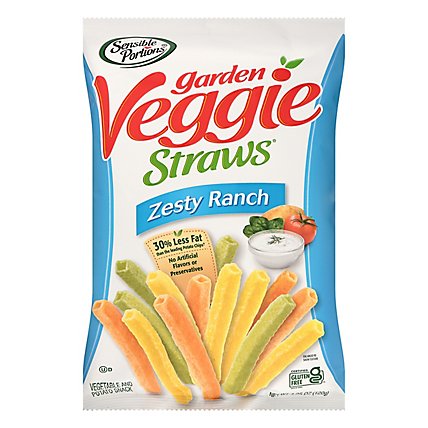Sensible Portions Garden Veggie Straws Zesty Ranch - 5 Oz - Image 1