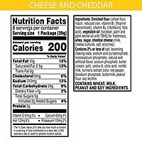 Keebler Sandwich Crackers Single Serve Snack Crackers Cheese and Cheddar 8 Count - 11 Oz  - Image 4