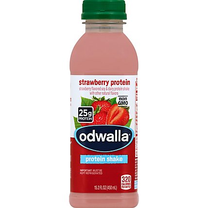 Odwalla Protein Shake Strawberry Protein - 15.2 Fl. Oz. - Image 2