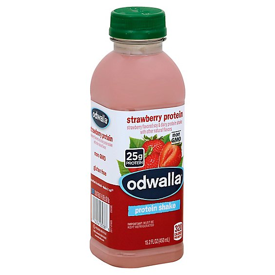 Odwalla Protein Shake Strawberry Protein - 15.2 Fl. Oz.