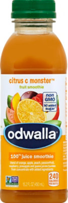 Odwalla Flavored Smoothie Blend C Monster Citrus - 15.2 Fl. Oz. - Image 2