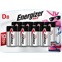 Energizer MAX D Cell Alkaline Batteries - 8 Count - Image 2