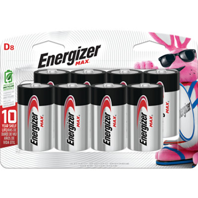 Energizer MAX D Cell Alkaline Batteries - 8 Count - Image 3