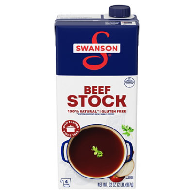 Swanson 100% Natural Beef Stock - 32 Oz - Image 1