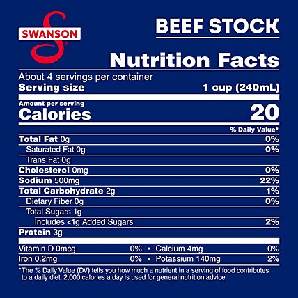 Swanson Cooking Stock Beef - 32 Oz - Image 3