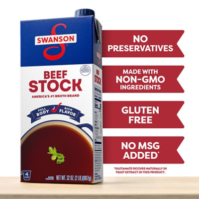 Swanson Beef Stock - 32 Oz - Image 3