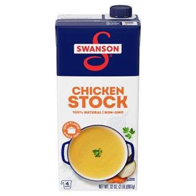 Swanson 100% Natural Chicken Stock - 32 Oz - Image 1