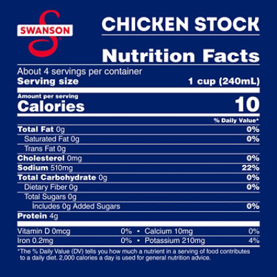 Swanson 100% Natural Chicken Stock - 32 Oz - Image 3