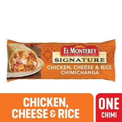 El Monterey Signature Chicken & Monterey Jack Cheese Chimichangas - 12 CT