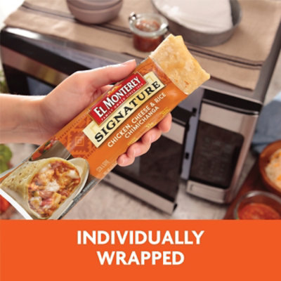El Monterey Signature Chicken Cheese & Rice Chimichanga - 5 Oz - Image 2