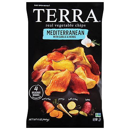 TERRA Vegetable Chips MediTERRAnean Herbs & Hint of Lemon - 5 Oz - Image 1